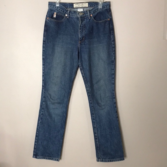 Vintage Guess high waisted bootcut denim jeans ladies size 29 - Picture 1 of 12